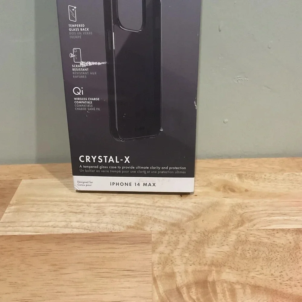 LAUT Crystal-X IPhone MAX 14 phone case. Tempered glass. Drop tested. NEW in box